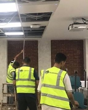 Lighting and ceiling finishing
